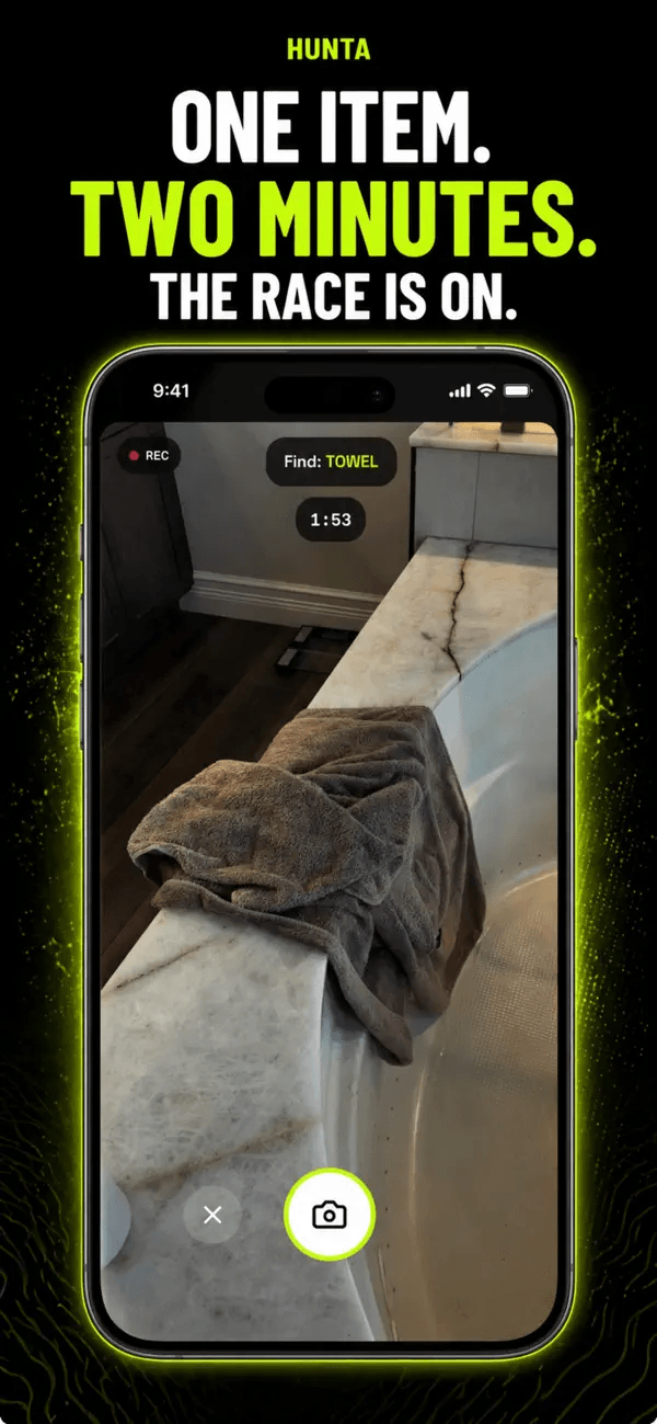 Hunta scavenger hunt app screenshot