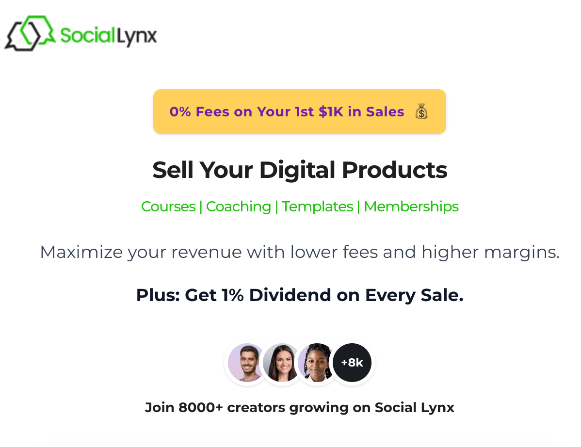 SocialLynx platform screenshot