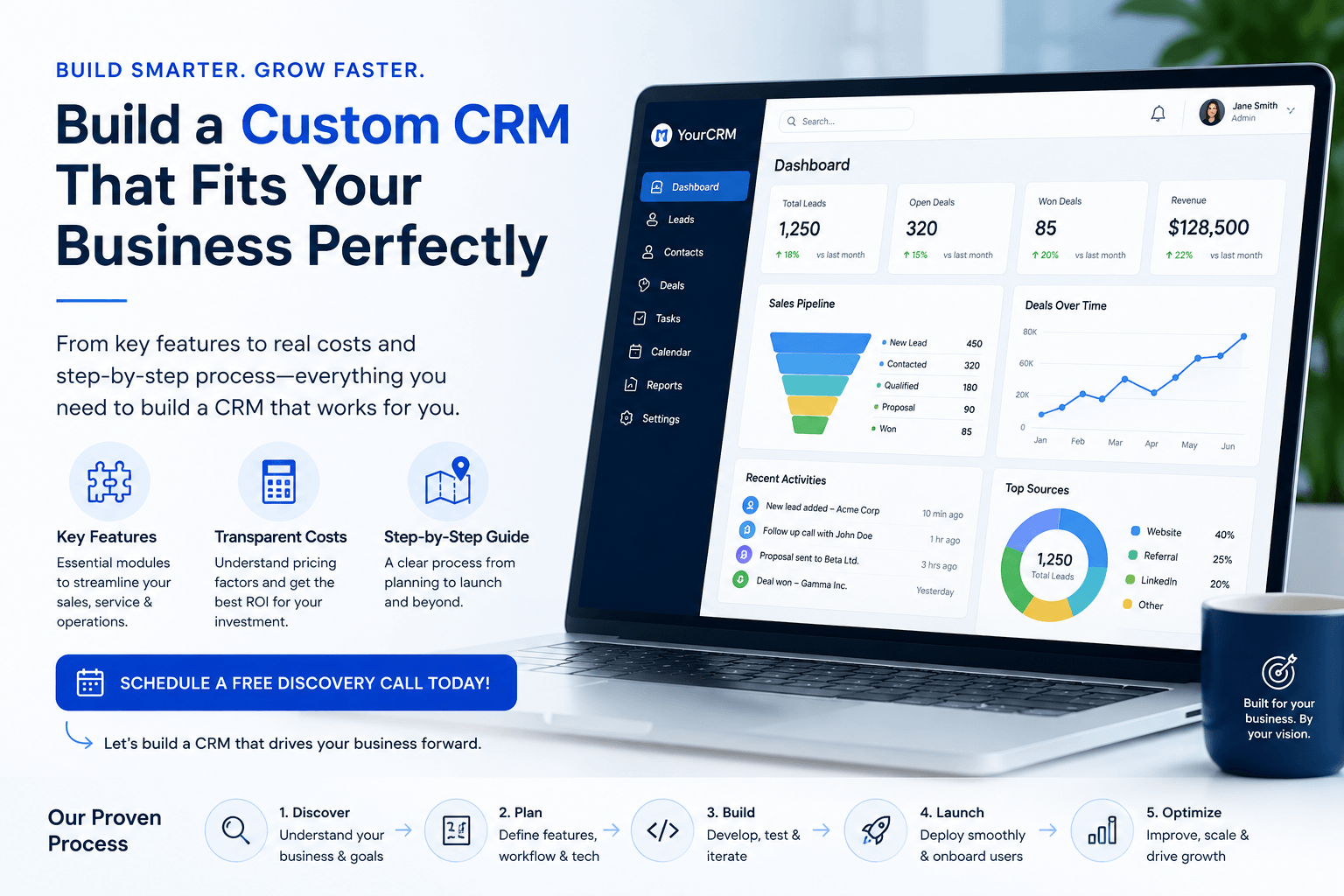 How to Build a Custom CRM for Your Business in 2025